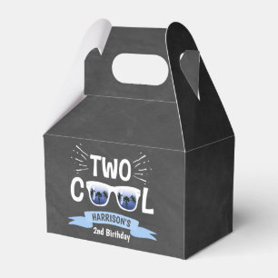 Ballotins Deux garçons Cool Chalkboard 2e anniversaire