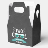 Ballotins Deux garçons Cool Chalkboard 2e anniversaire (Ouvert)