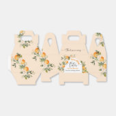 Ballotins Deux petites cuties jumeaux citrus baby shower (Déplié)