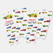 Ballotins Deux Rapides 2e Anniversaire Enfants Racing Voitur (Déplié)