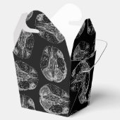 Ballotins Diagramme cérébral vintage Imprimer Cerveaux Motif (Ouvert)