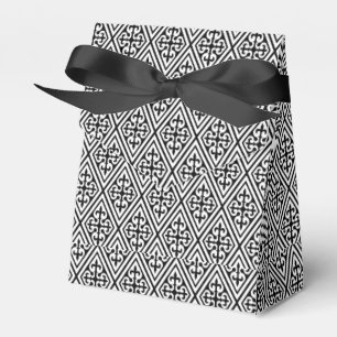 Ballotins Diamants Damas médiévaux, noir et blanc