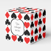 Ballotins Diamants et Coeurs Rouge et Noir (Verso)