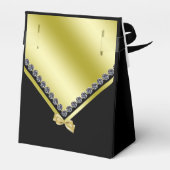 Ballotins Diamants mousseux et Bow or 65e anniversaire (Arrière)