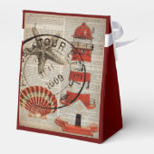 Ballotins dictionnaire estampes art côtier seashell phare (Arrière)