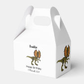 Ballotins Dilophosaurus dessin animé (Arrière)