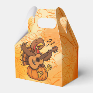 Ballotins Dinde de Thanksgiving mignonne avec guitare