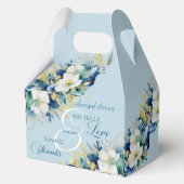 Ballotins Dîner de répétition Floral Parties scintillant or (Recto)