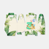 Ballotins Dinosaur Feuilles de la jungle 3e fête d'anniversa (Déplié)