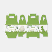 Ballotins Dinosaure Anniversaire Garçon Tout Age Vert Jaune  (Déplié)