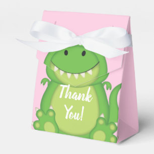 Ballotins Dinosaure Baby shower T-Rex Rose Girl