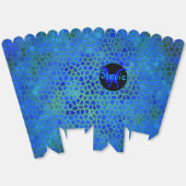 Ballotins Dinosaure Bleu Personnalisé Caché (Déplié)