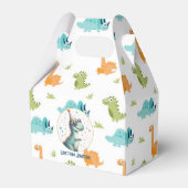 Ballotins Dinosaure coloré fête d'anniversaire (Verso)