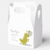 Ballotins Dinosaure jaune vert gris premier anniversaire (Ouvert)