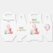 Ballotins Dinosaure Peint Rouge Un A Saurus Anniversaire (Déplié)