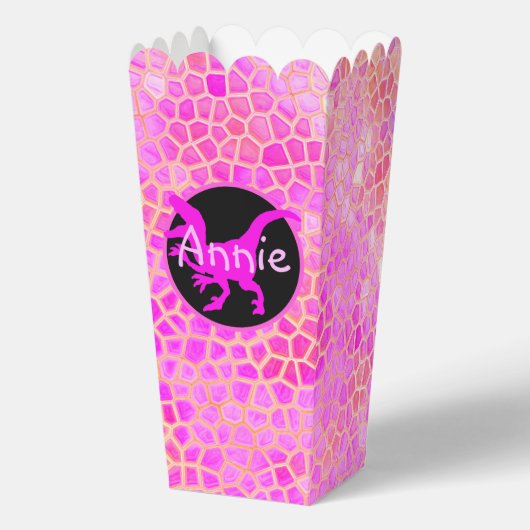 Ballotins Dinosaure rose personnalisé caché (Recto)