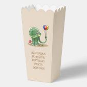 Ballotins Dinosaure tenant Balloons Popcorn (Verso)