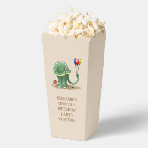 Ballotins Dinosaure tenant des ballons Popcorn