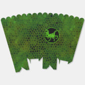 Ballotins Dinosaure Vert Personnalisé Cacher (Déplié)