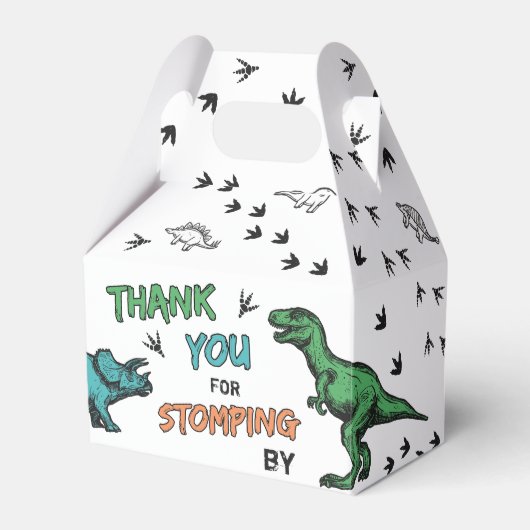 Ballotins Dinosaures Stomp Chomp Roar Anniversaire Merci (Verso)