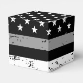 Ballotins Diplôme d'agent correctionnel Ligne mince de gris (Arrière)