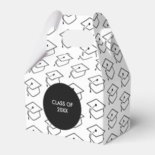 Ballotins Diplômé Moderne 2020 Motif Noir et Blanc