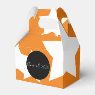 Ballotins Diplômé Moderne Énorme Étoile Orange Blanc 2020 Di
