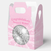 Ballotins Disco Ball Baby shower fille rose Super (Ouvert)