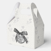 Ballotins Disco Ball & Black Bow Coquette Élégant Chic Cute (Recto)