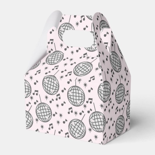 Ballotins Disco Balls et notes musicales (Arrière)