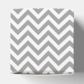 Ballotins Dk Gray White LG Chevron Pineapple Nom monogram (Haut)