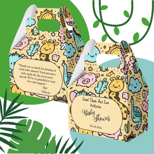 Ballotins Dodddales d'animaux jaunes mignons