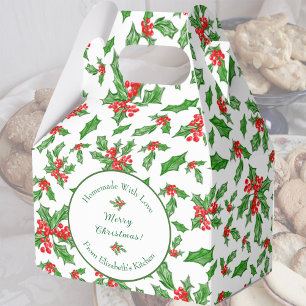 Ballotins Don de pâtisserie de vacances modifiable blanc Joy