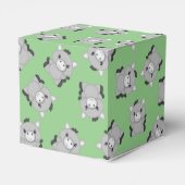 Ballotins Donkey Baby shower Green (Arrière)