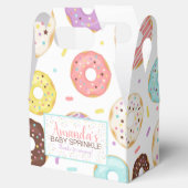 Ballotins Donut Baby Sprinkle Party Favoriser Box (Ouvert)