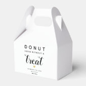 Ballotins Donut Leave Without a Treat Elegant Mariage Or (Verso)