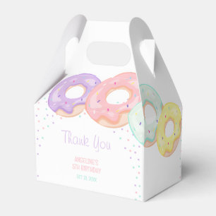 Ballotins Donuts Colorés avec Sprinkles Faveur d'anniversair