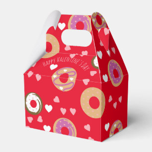 Ballotins Donuts Saint-Valentin Cœurs Rouge Rose