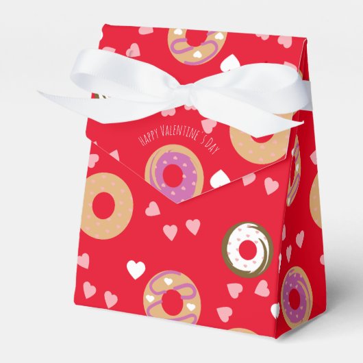 Ballotins Donuts Saint-Valentin Cœurs Rouge Rose (Verso)