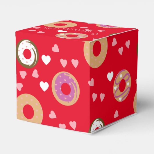 Ballotins Donuts Saint-Valentin Cœurs Rouge Rose (Arrière)