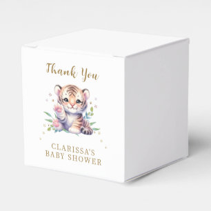 Ballotins Douce Animale Tigre Étoiles Blanc Baby Shower