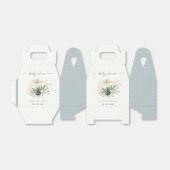 Ballotins Douce Baby Shower Citrouille Succulente Bleu Vert (Déplié)