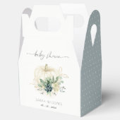 Ballotins Douce Baby Shower Citrouille Succulente Bleu Vert (Ouvert)