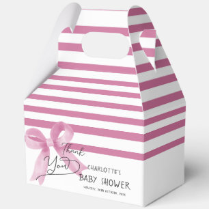 Ballotins Douce Baby Shower Rose À L'aquarelle