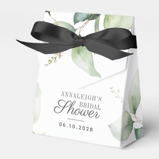Ballotins Douce eau-forte de feuillage d'eucalyptus pour la (Verso)