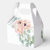 Ballotins Douce Fête de Mariage Florale Aquarelle Rose (Verso)