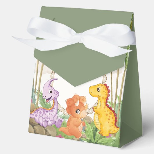 Ballotins Douce Fête de Naissance de Dinosaure Jurassique de (Recto)