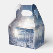 Ballotins Douce forêt enchantée de bunnies hivernaux pour Sw (Arrière)