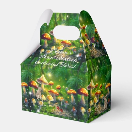 Ballotins Douce forêt enchantée de lapins et de grenouilles (Verso)