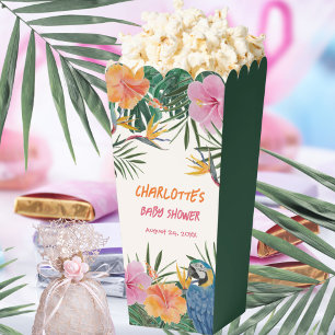 Ballotins Douce Jungle Florale Baptême au style aquarelle